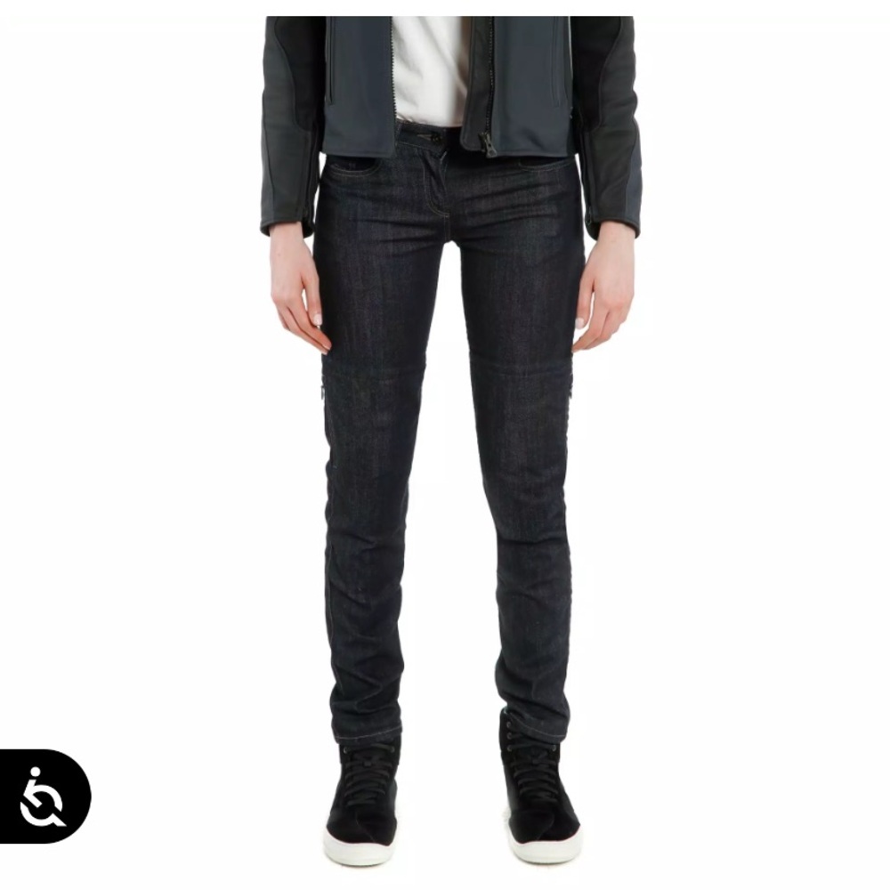 Women’s dark blue Kevlar Motorcycle Jeans